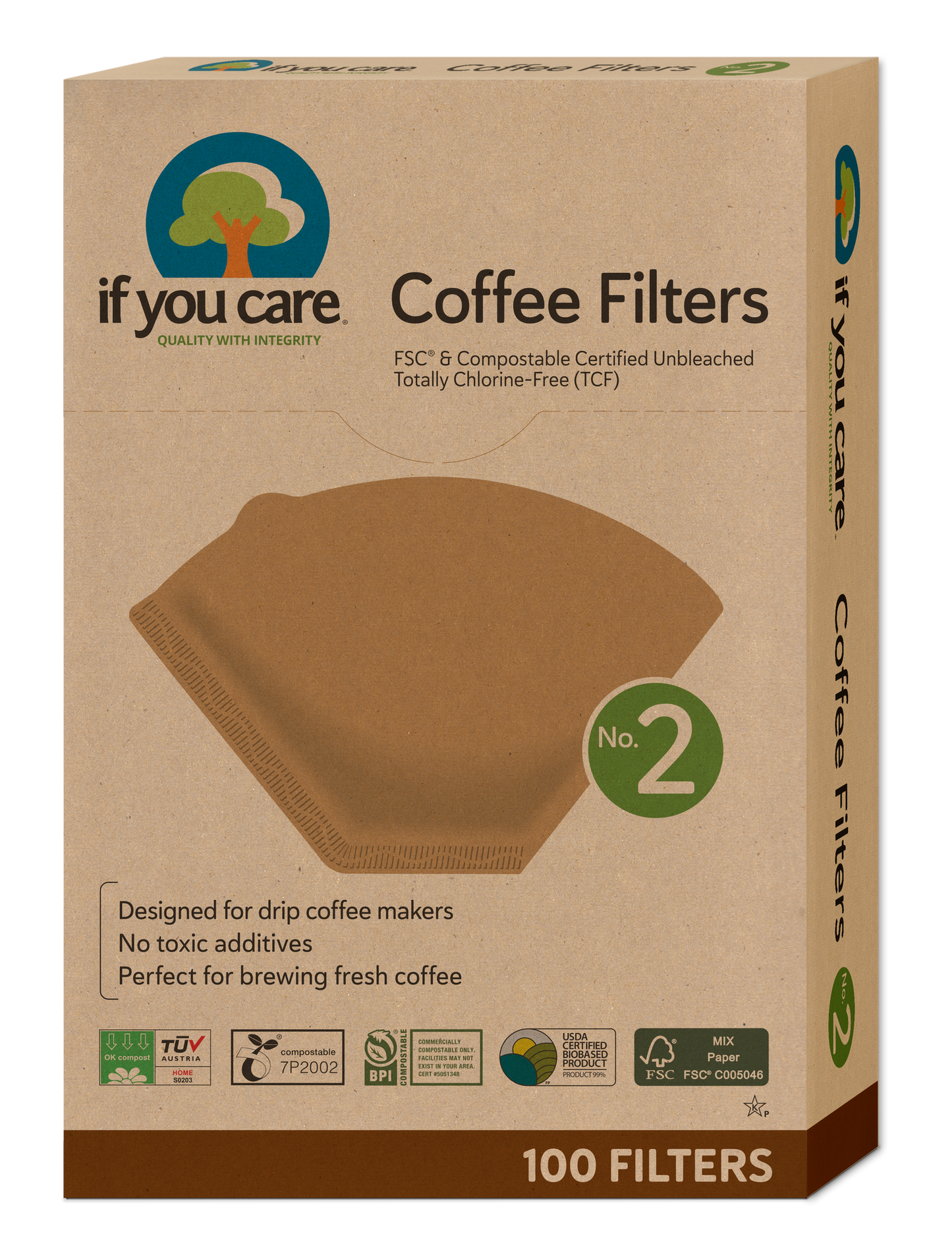 If You Care Products-No. 2 Coffee Filters