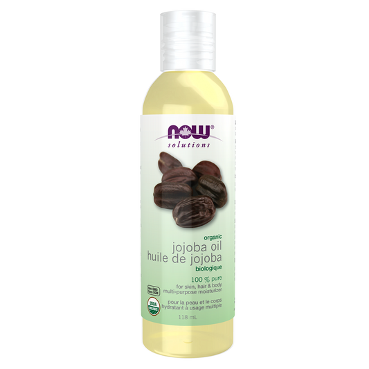 NOW    Organic Jojoba Oil, Pure, Expeller Pressed 118mL