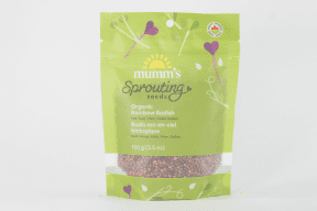 Mumm's Sprouting Seeds   Organic Rainbow Radish 100g