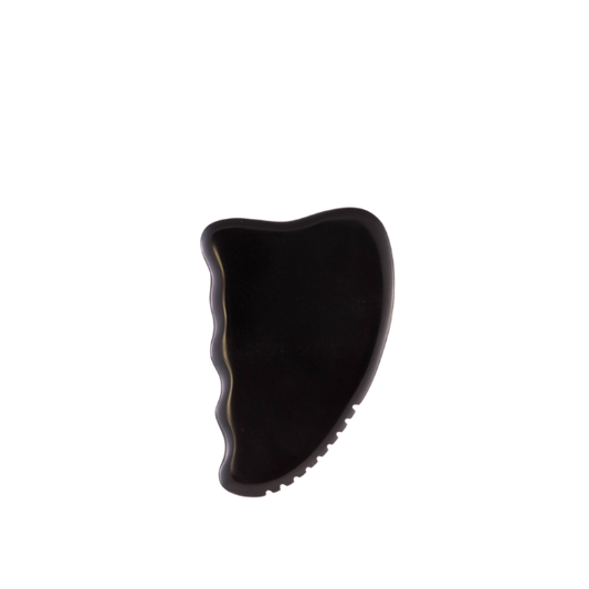 LaVigne Natural Skincare - FACIAL TOOLS & ACCESSORIES - Gua Sha Black Bian Stone