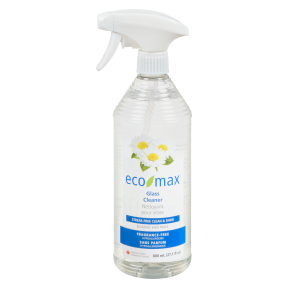 Eco-Max   Plant-Based Household Cleaners   Fragrance-Free Glass Cleaner800ML