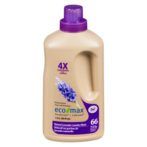 Eco-Max   Plant-Based Laundry Products   Lavender Scent 4X Laundry Wash1.5L