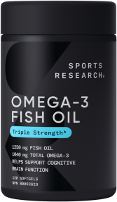 Sports Research   Omega 3 Fish Oil 120sg