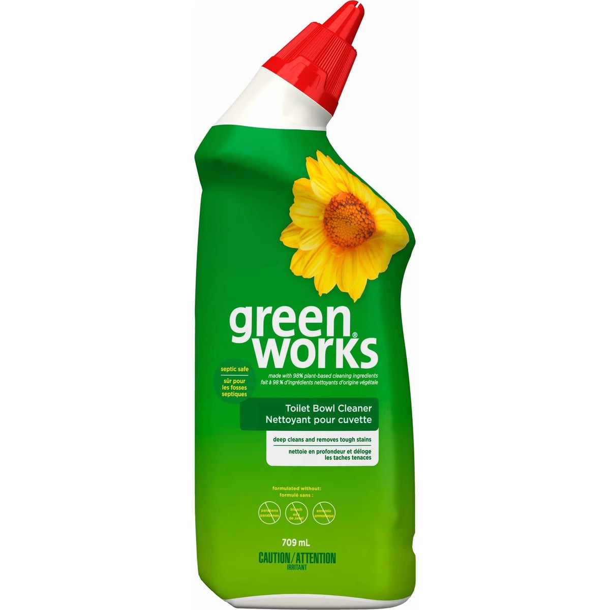 GREEN WORKS TOILET BOWL CLEANER 709ML pack of 6