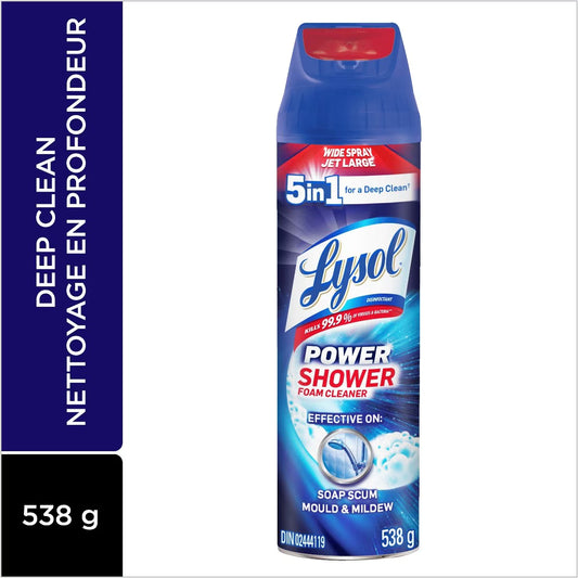 LYSOL DISINFECTANT BATHROOM FOAM CLEANER 538G pack of 12