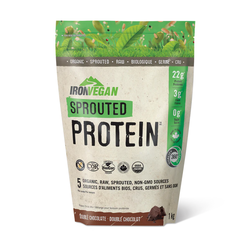Iron Vegan Sprouted Protein   1kg Chocolate