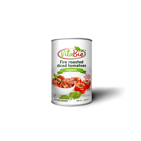 Vita-Bio   Org. Fire Roasted Diced Tomatoes 12 x 398ml