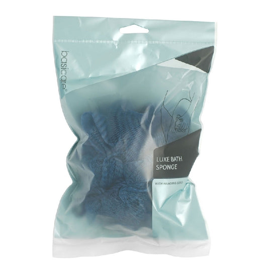 BASICARE   LUXE BATH SPONGE, BLUE