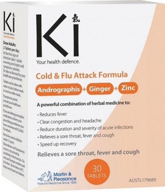 MARTIN & PLEASANCE   Ki Cold&Flu Attack Form, 30's