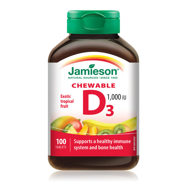 Jamieson    JMS Vitamin D3 Tropical Fruit 100's    100