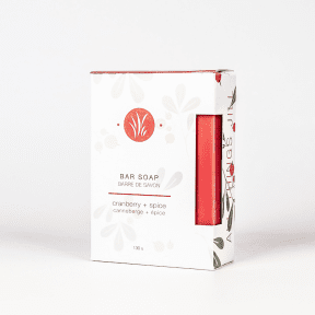 All Things Jill   Cranberry + Spice Bar Soap 130g