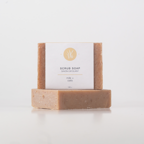 All Things Jill-Milk + Oats Scrub Bar Soap