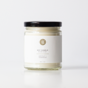 All Things Jill   Patchouli + Cedarwood Candle 240g