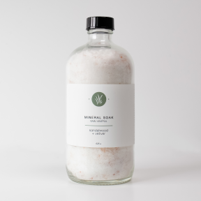 All Things Jill-Mineral Soak: Sandalwood Vetiver