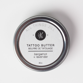 All Things Jill   Bergamot + Lavender Tattoo Butter 40g