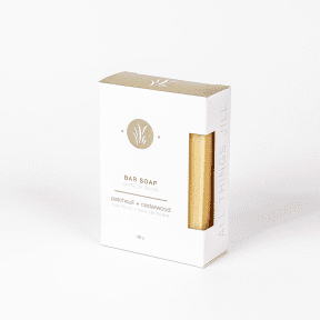 All Things Jill   Patchouli + Cedarwood Bar Soap 130g