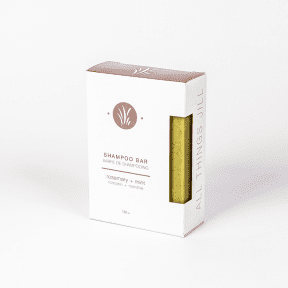 All Things Jill   Rosemary + Mint Shampoo Bar 130g