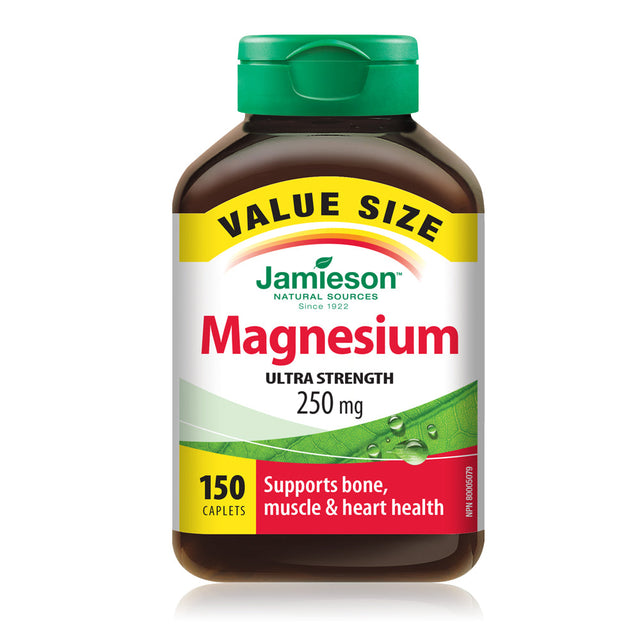 Jamieson    JMS Magnesium 250mg Ultra Strength VS    150Caplets