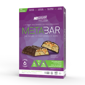 No Sugar Company   Meta Bar Chocolate Peanut Crunch 4pk