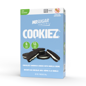 No Sugar Company   Cookiez Chocolate Sandwich 240g