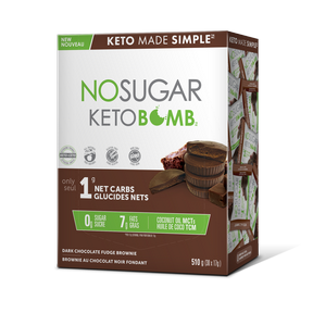 No Sugar Company   Keto Bomb Choc FB 30 x 17g