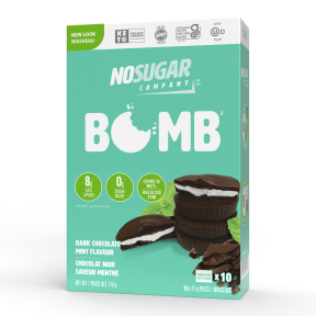 No Sugar Company   Keto Bomb Choc Mint 10pk