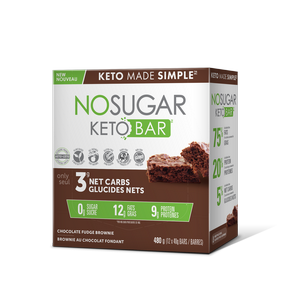 No Sugar Company   Keto Bar Choc FudgeBrownie 12 x 40g
