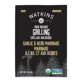 Watkins Co.   Organic Garlic & Herb Marinade 12 x 35g