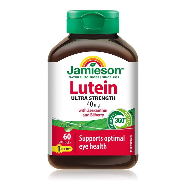 Jamieson    JMS Lutein 40mg Ultra Strength 60 softgels    60