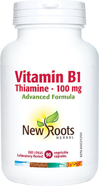 NEW ROOTS    Vitamin B1 Thiamine · 100 mg    90 capsules