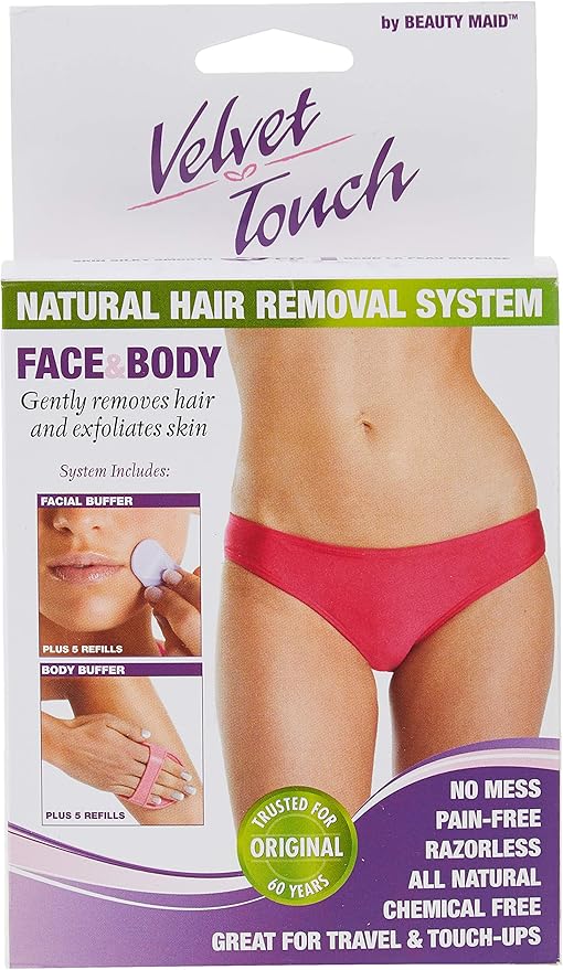 VELVET TOUCH NATURAL HAIR REMOVAL SYSTEM
