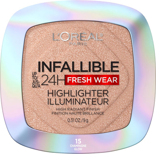 L'OREAL INFALLIBLE 24H HIGHLIGHTER CHAMPAGNE GLOW pack of 2