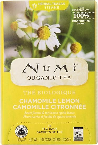 NUMI TEAS    Org Chamomile Lemon Tea 18ct