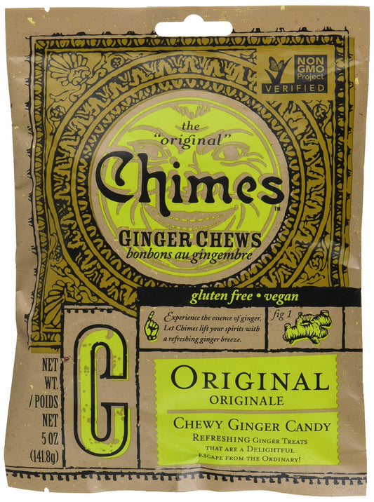 Chimes   Ginger Chews (Bag)   Original Ginger Chews 141.8G