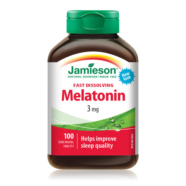 JMS Melatonin 3 mg Fast Dissolving 38-Sublingual Tablets