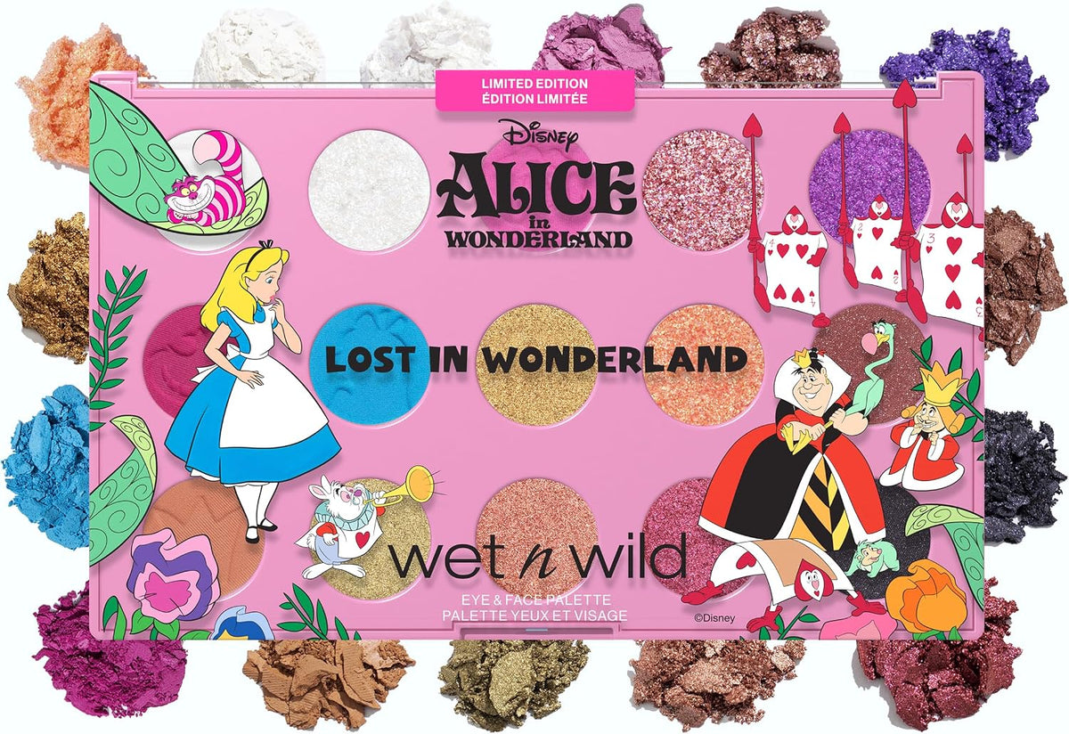 WET N WILD ALICE WONDERLAND PALLET EYE & FACE PALE pack of 2