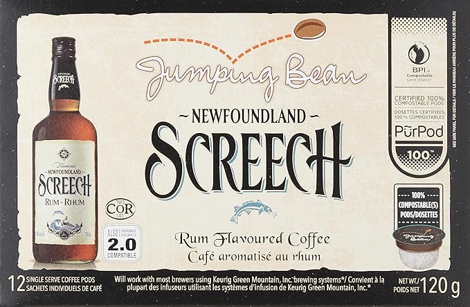 JUMPING BEAN COFFEE - Screech Pod (Fair Trade)    12ct
