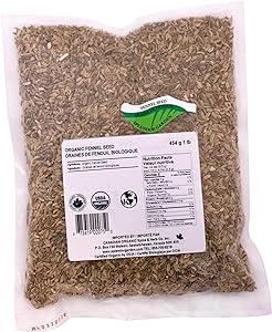 Splendor Garden - Organic fennel Seed - 454g