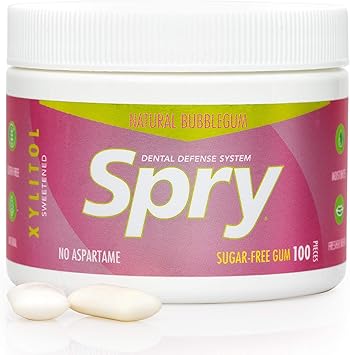 SPRY   SPRY CHEWING GUM, BUBBLEGUM, 100s
