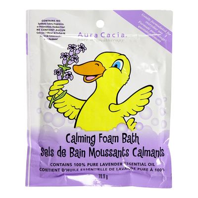 AURA  CACIA      CALMING FOAM BATH       LAVENDER       70.9g