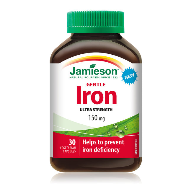 Jamieson    JMS Gentle Iron Ultra Strength 150mg    30Caps