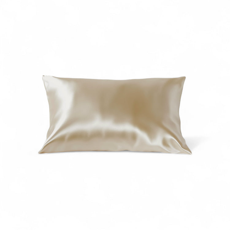 HoneyLux - ORGANIC PILLOW CASE (Queen) - Organic Silk Pillowcase - CHAMPAGNE