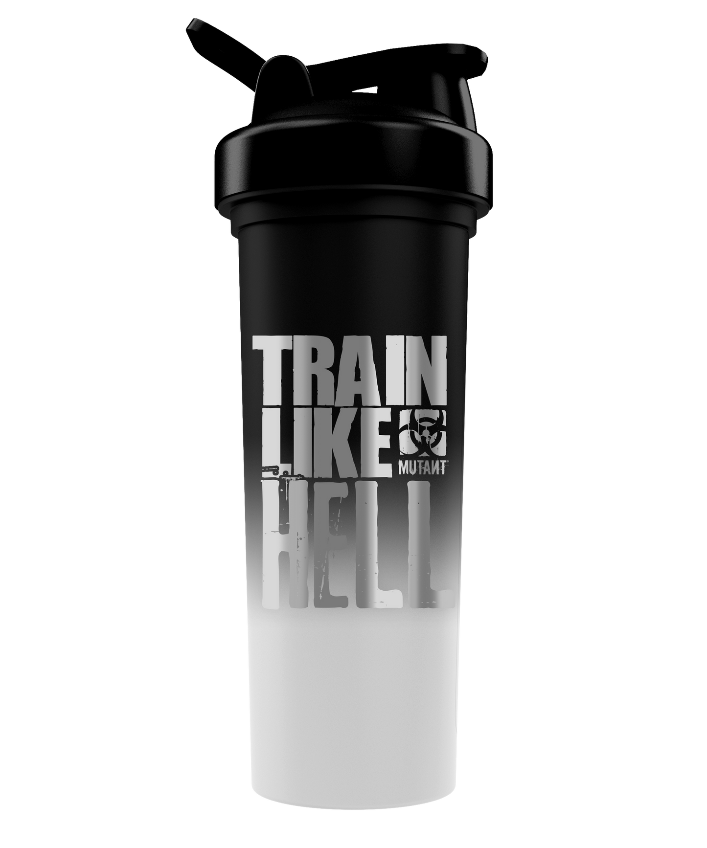 MUTANT    MUTANT® Merch    Mutant Train Like Hell Shaker Bottle (Black/Silver Fade)700 ml