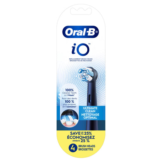 ORAL B IO SERIE BRUSH HEADS ULTIMATE CLEAN BLACK 4