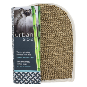 Urban Spa   The Body-Loving Bath Mitt - Bamboo 1un