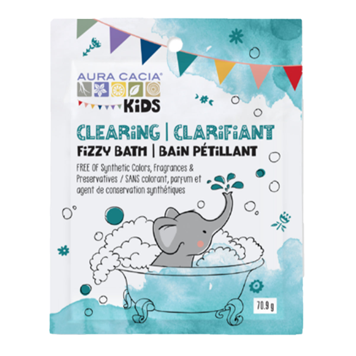 Aura Cacia - Clearing Fizzy Bath - 6 x 70.9g