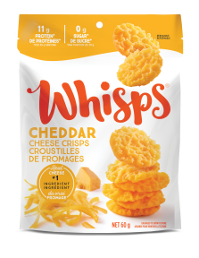 WHISPS   Cheddar Cheese Crisps   60g