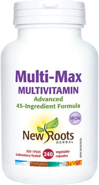 NEW ROOTS    Multi-Max Multivitamin    240 capsules