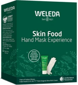 Weleda-Skin Food Hand Mask Experience