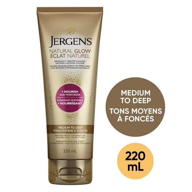 JERGENS LOT NATURAL GLOW MD TAN SKIN 220ML